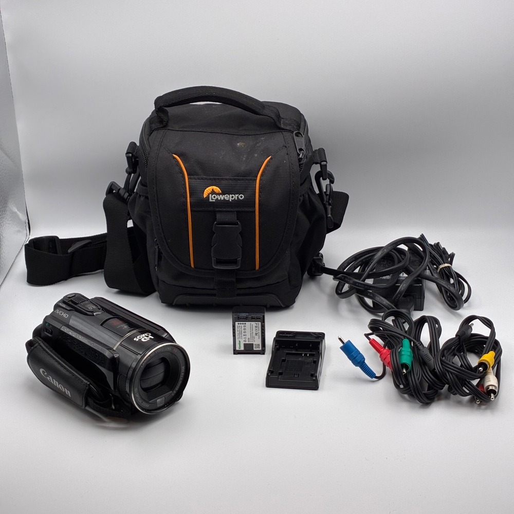 Canon VIXIA HF S20 Camcorder Black HD Video Camera Bundle